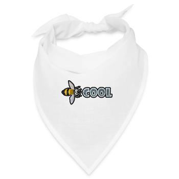 BEE COOL (horizontal) - Bandana - Weiß - Vorne