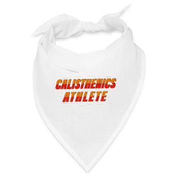 Calisthenics Athlet – Kraftkunst - Bandana - Weiß - Vorne