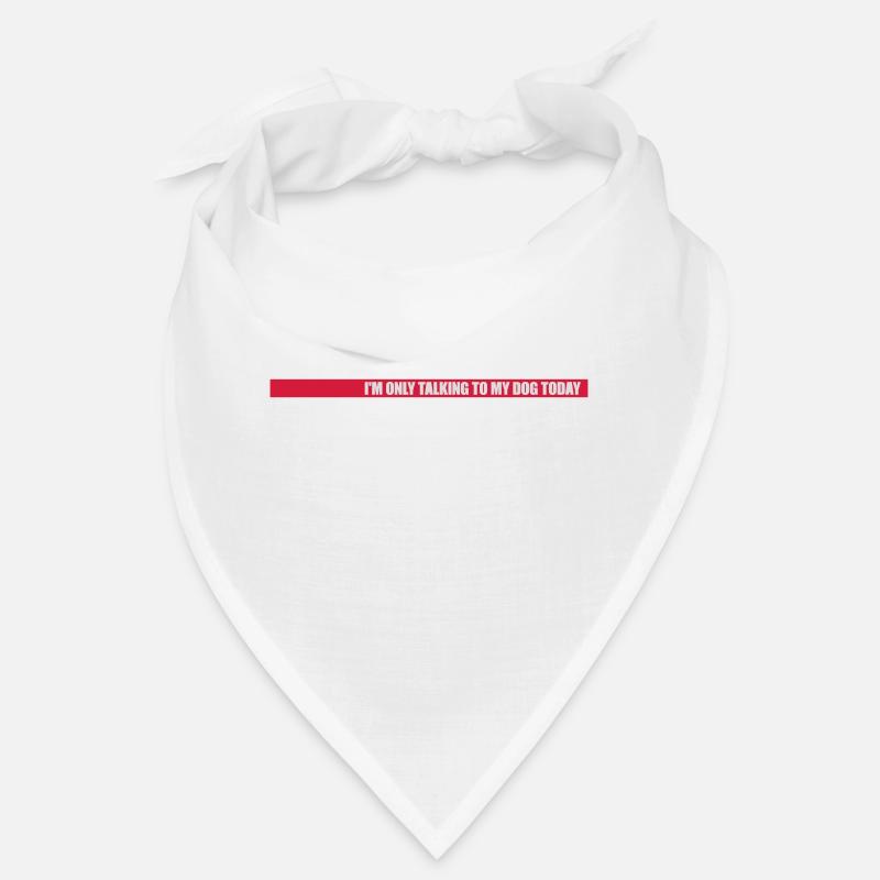 only talking to dog Bandana