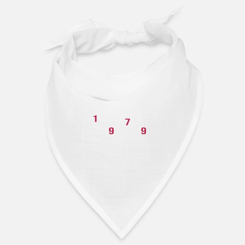 1979 geburtstag disco dj jubiläum sound engineer - Bandana - Weiß