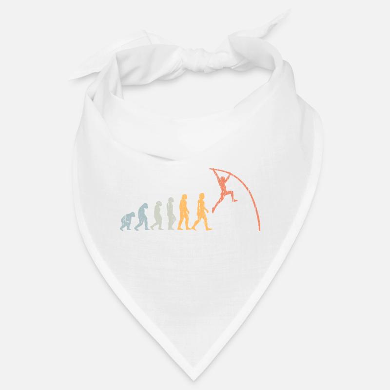 Vintage Pole Vault Human Evolution For A Pole Bandana
