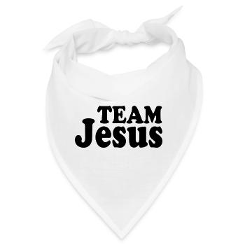 Team jesus - Bandana - Weiß - Vorne