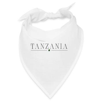 Ich liebe Tansania - Bandana - Weiß - Vorne
