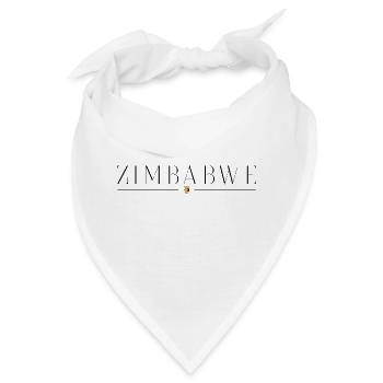 Ich liebe Zimbabwe - Bandana - Weiß - Vorne
