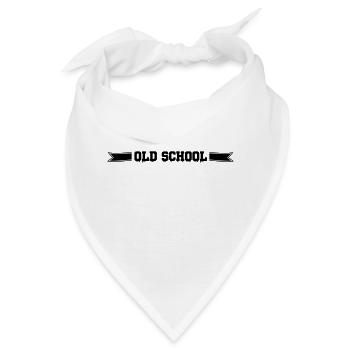 old school - Bandana - Weiß - Vorne