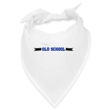 old school - Bandana - Weiß - Vorne
