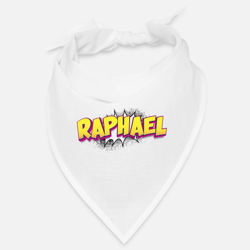 Raphael Benutzerdefinierter Name Comic-Buch-Stil Pop-Art, Bandana