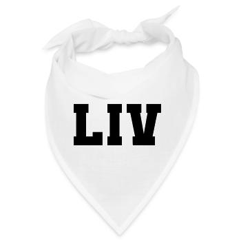 Name - Liv - Bandana - Weiß - Vorne