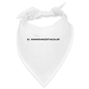 AI Anwendungsentwickler - Bandana - Weiß - Vorne