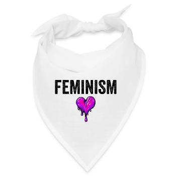 FEMINISM - Bandana - Weiß - Vorne
