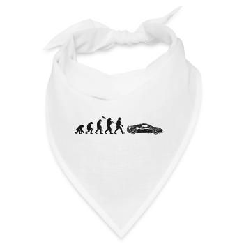 Auto De Sport Evolution - Bandana - Weiß - Vorne