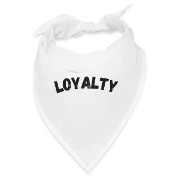 Loyalty - Bandana - Weiß - Vorne