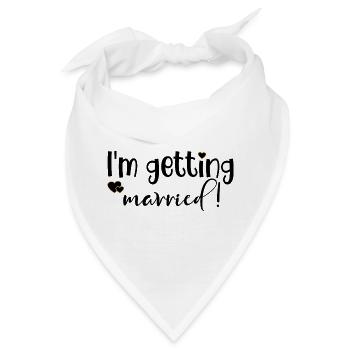 BRAUT HEIRATEN - Bandana - Weiß - Vorne
