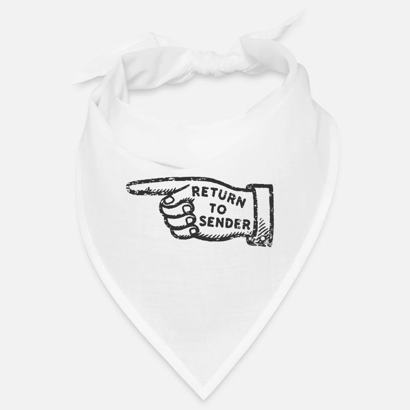 Return To Sender old grunge post stamp Bandana