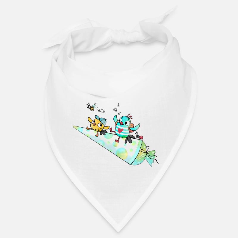 Hurra ich bin ein Schulkind! - Bandana - Weiß