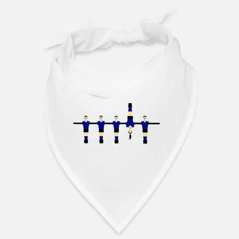 Figures bleues stylisées Bandana