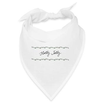 Holly Girlande Bordüre - Bandana - Weiß - Vorne
