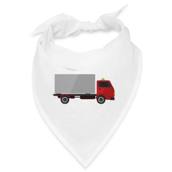 Lkw - Bandana - Weiß - Vorne
