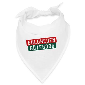 Guldheden Göteborg Streifenlogo - Bandana - Weiß - Vorne
