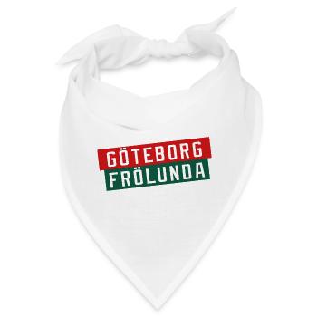Göteborg Frölunda Farbblock-Logo - Bandana - Weiß - Vorne