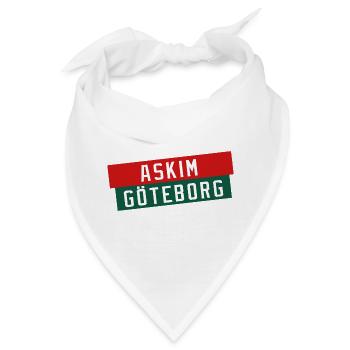 Askim Göteborg Farbblock-Logo - Bandana - Weiß - Vorne