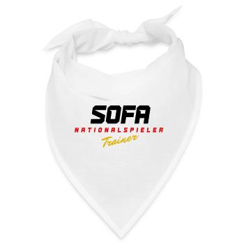 Sofa Nationalspieler - Bandana - Weiß - Vorne