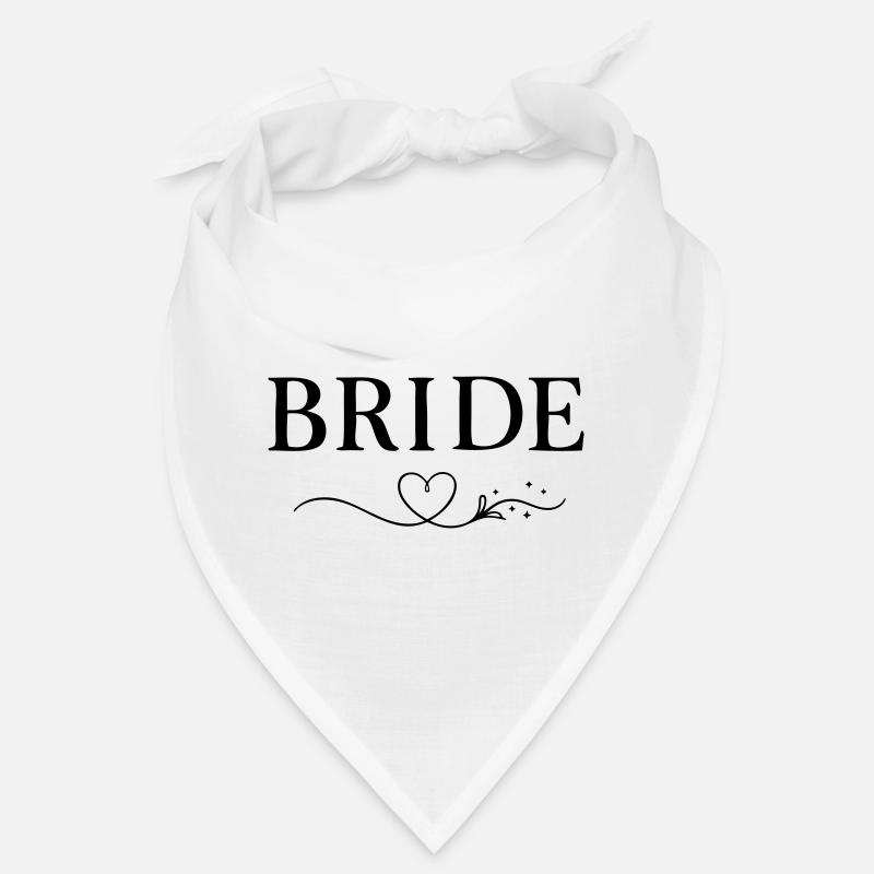 Mariée ! Costume de l’équipe nuptiale Heart Design Bandana