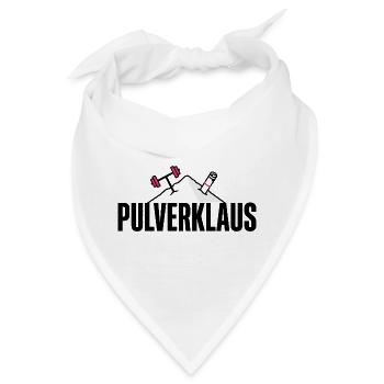 Pulverklaus: Protein oder Zauberpulver fürs Gym? - Bandana - Weiß - Vorne