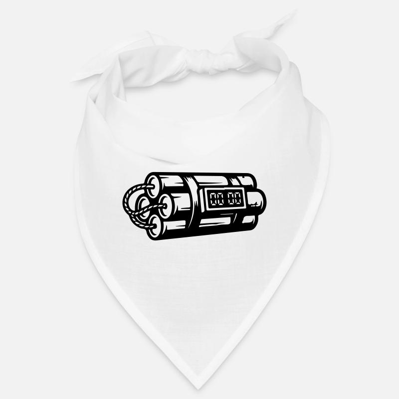 Zeitbombe Sprengstoff Dynamit Bandana