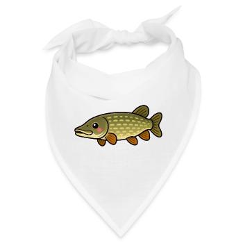 Cute Pike Kids Angeldesign - Bandana - Weiß - Vorne