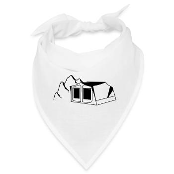 Klappanhänger - Bandana - Weiß - Vorne