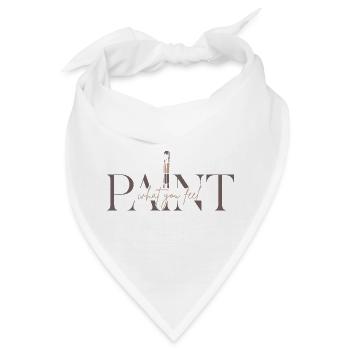 Male deine Gefühle – Kreativität & Kunst - Paint - Bandana - Weiß - Vorne