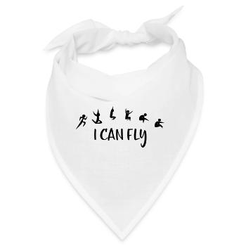 Weitsprung - Bandana - Weiß - Vorne