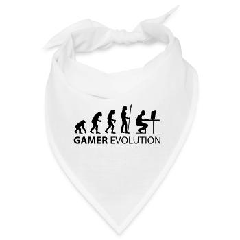 gamer evolution - Bandana - Weiß - Vorne
