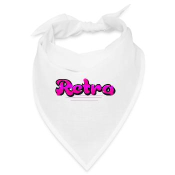 Retro - Bandana - Weiß - Vorne