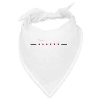 Stars Line - Bandana - Weiß - Vorne