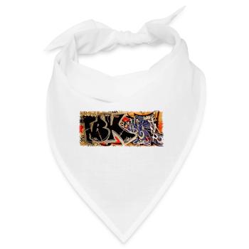 Graffiti - Bandana - Weiß - Vorne