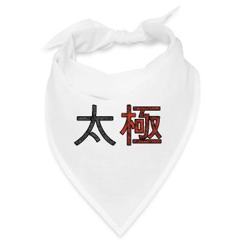Tai Chi - Bandana - Weiß - Vorne