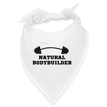 Fitnessstudio - Bandana - Weiß - Vorne