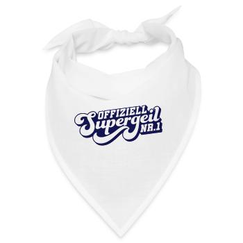 Offiziell Supergeil - Nr. 1 - Bandana - Weiß - Vorne