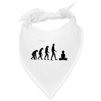 Yoga / Yogi / Buddhismus / Buddhist - Bandana - Weiß - Vorne