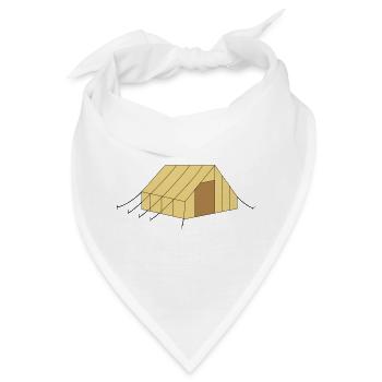Zelt - Bandana - Weiß - Vorne