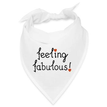 sich fabelhaft fühlen! - Bandana - Weiß - Vorne