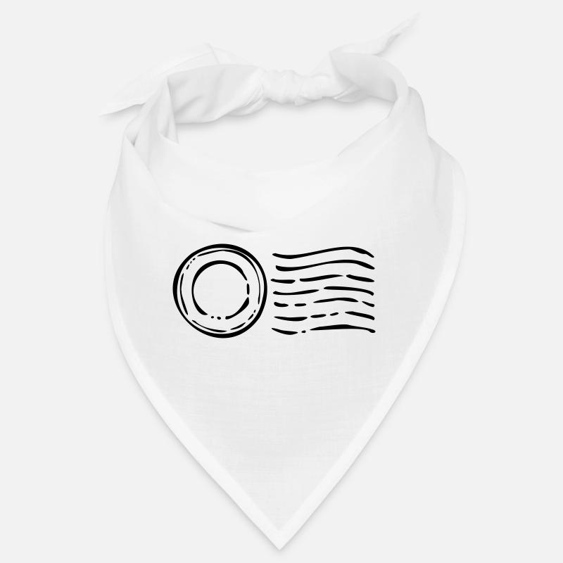 Cachet de la poste timbre Cachet de la poste Bandana