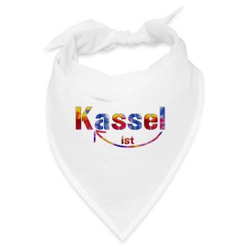 Kassel ist klasse - Bandana - Weiß - Vorne