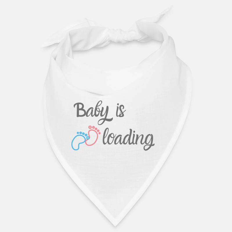 Baby is loading - Bandana - Weiß