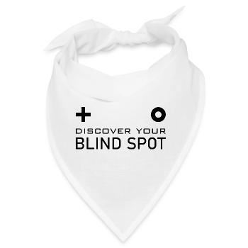 Blinder Fleck Gehirntest - Bandana - Weiß - Vorne