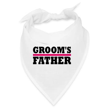 Grooms father - Bandana - Weiß - Vorne