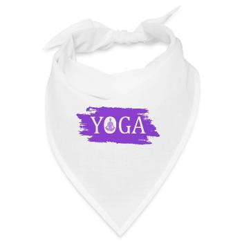 Yoga Namaste - Bandana - Weiß - Vorne