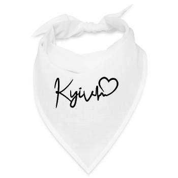 Kyiv Herzschlag Ukraine Kiew Liebe - Bandana - Weiß - Vorne